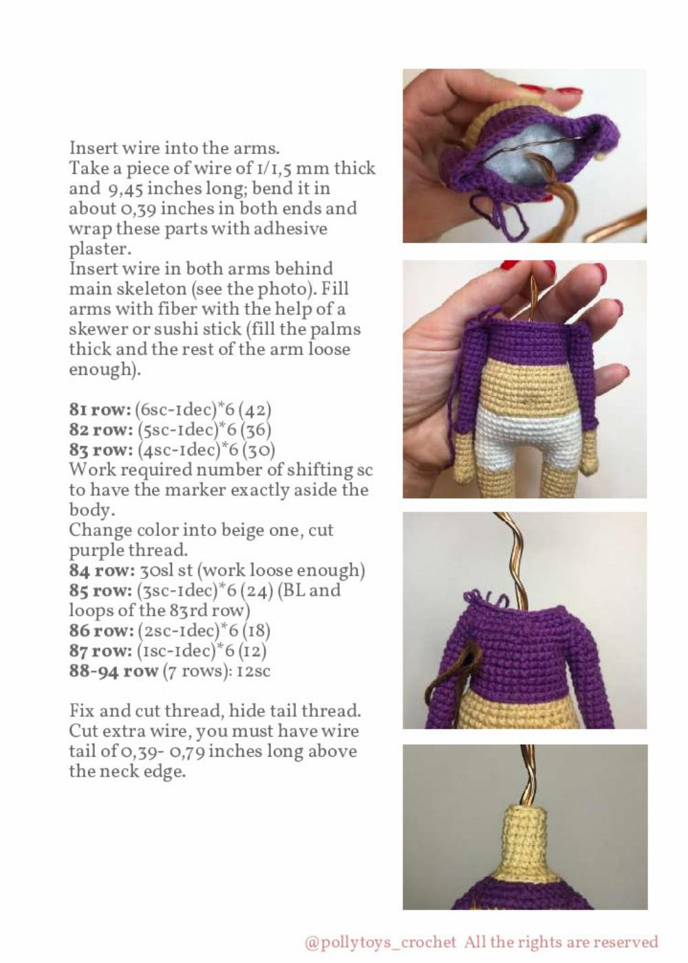 PATTERN CROCHET DOLL PIPPI