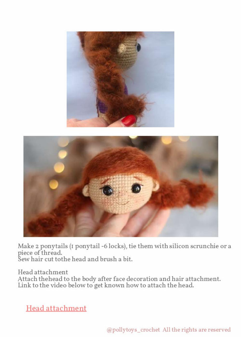 PATTERN CROCHET DOLL PIPPI