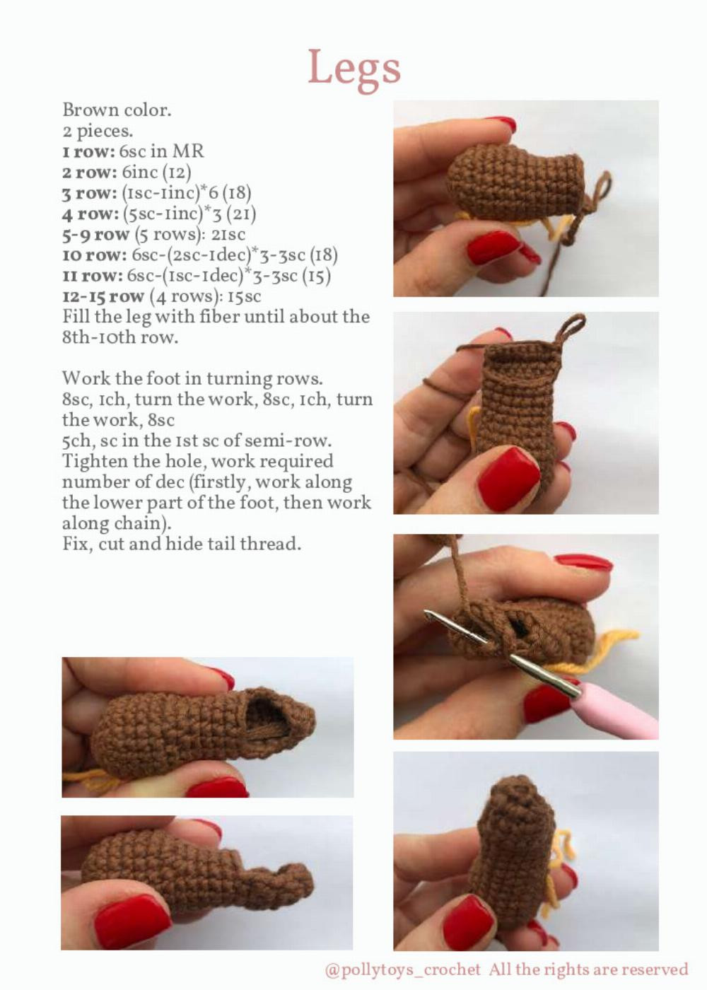 PATTERN CROCHET DOLL PIPPI