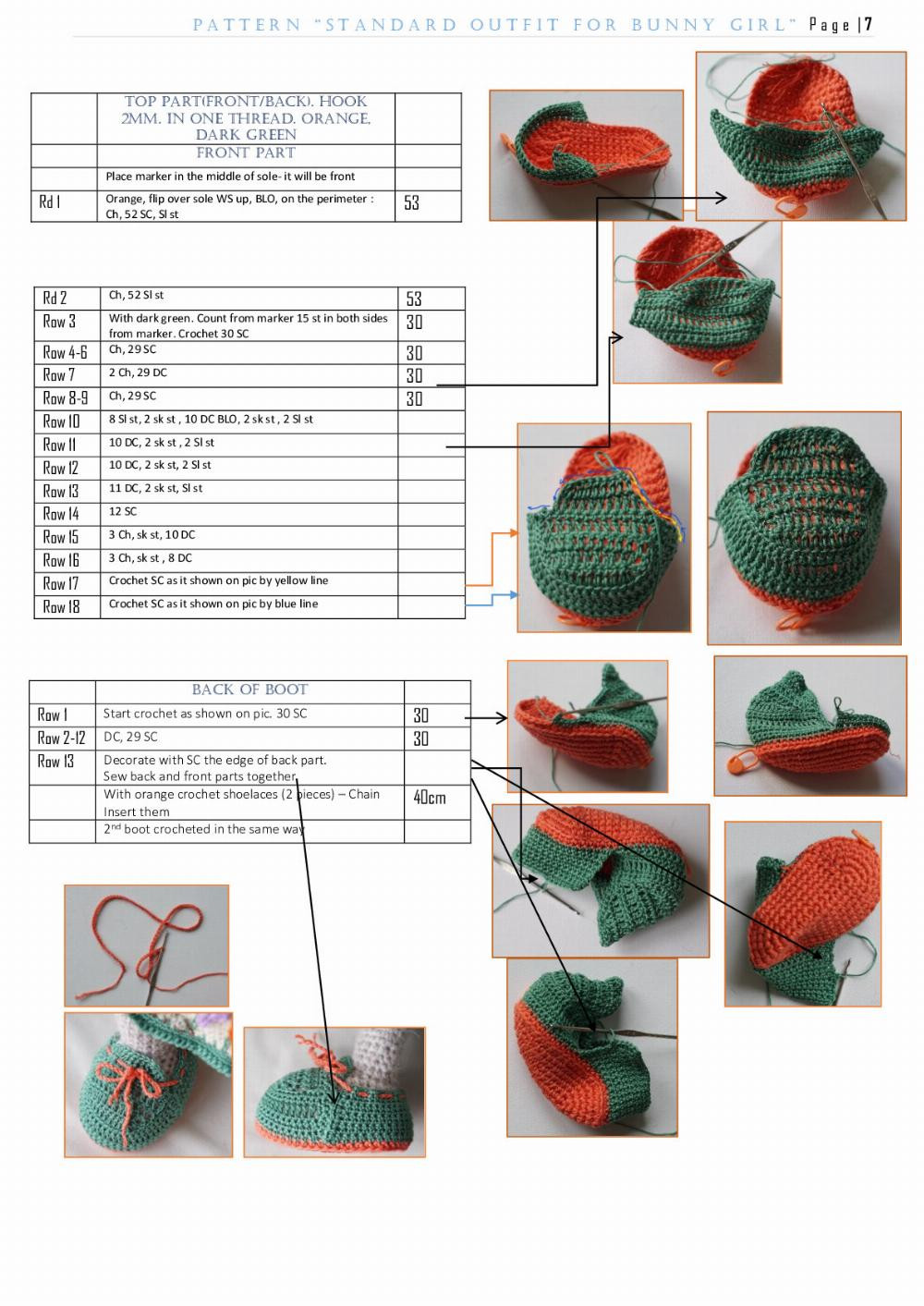 Pattern Outfit for Garden Bunny