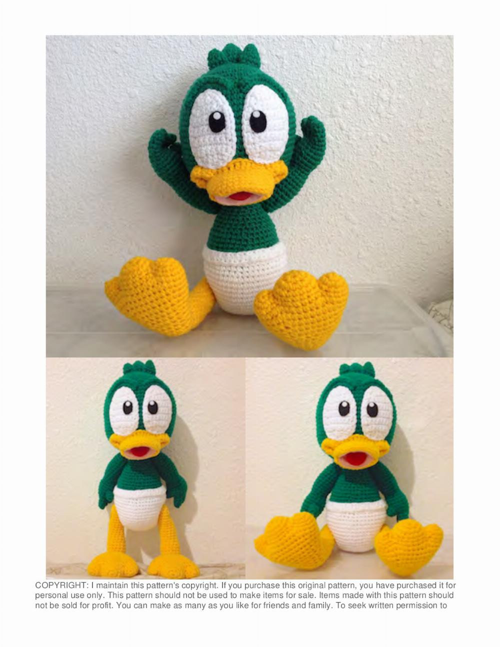 PLUCKY  DUCK  PATTERN