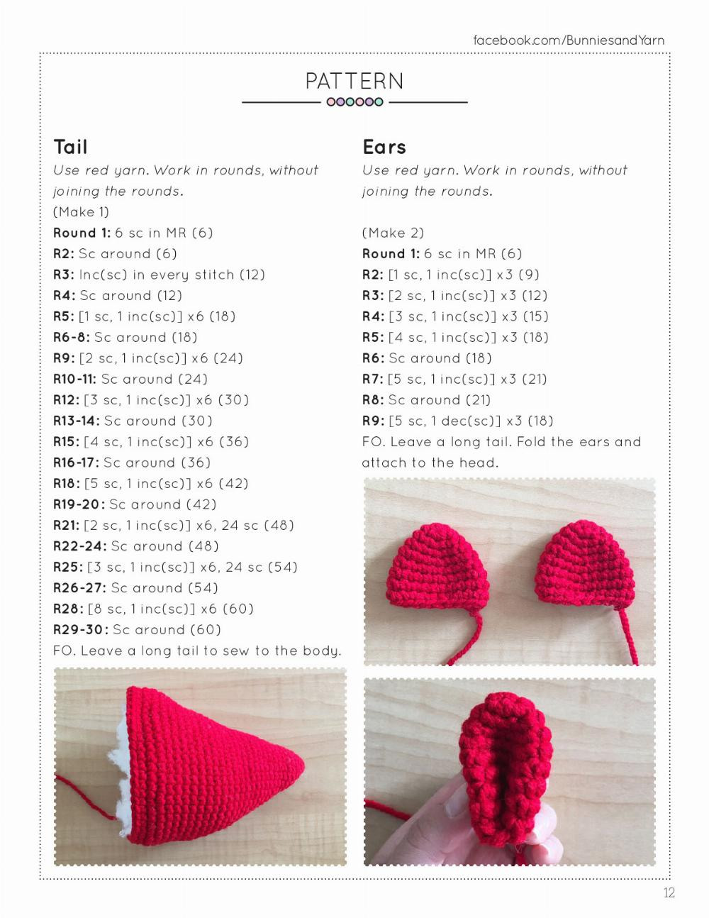 red Dragon Crochet Pattern