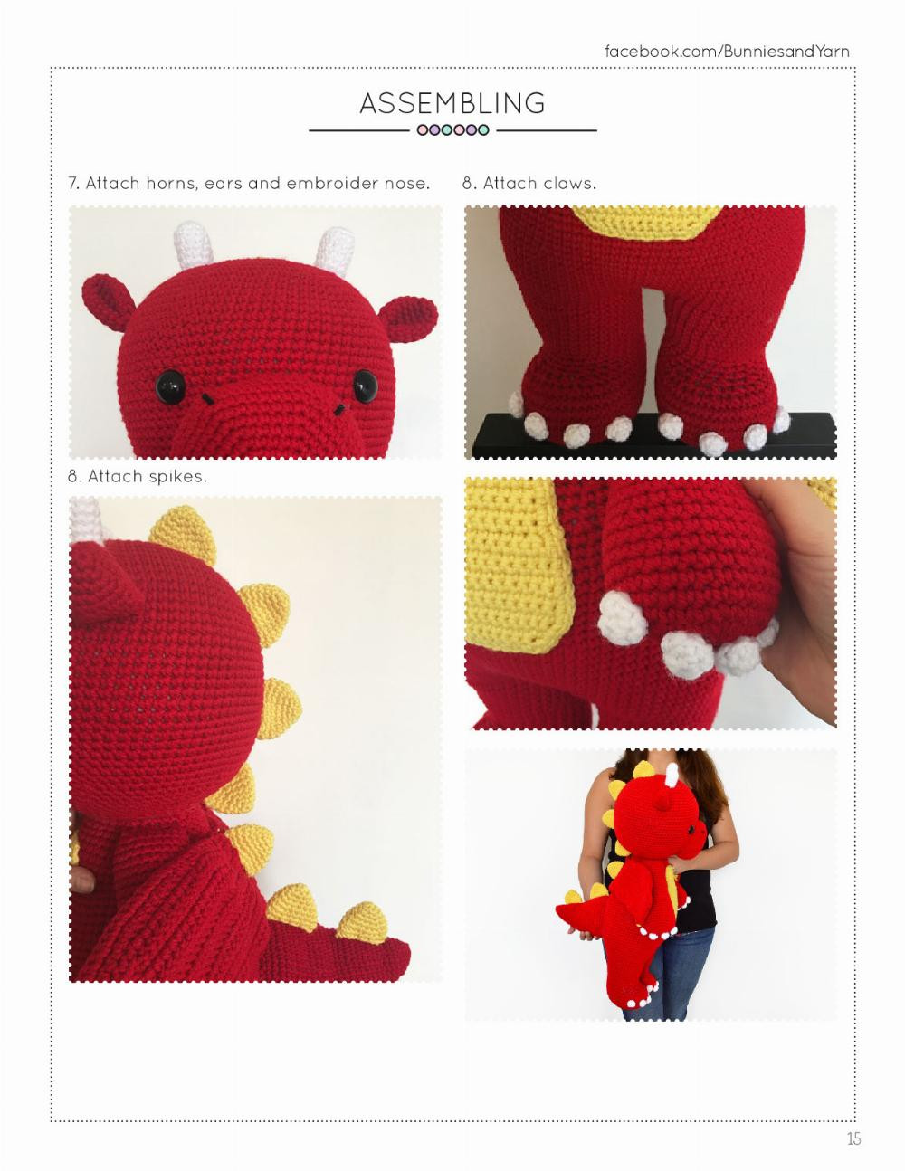 red Dragon Crochet Pattern