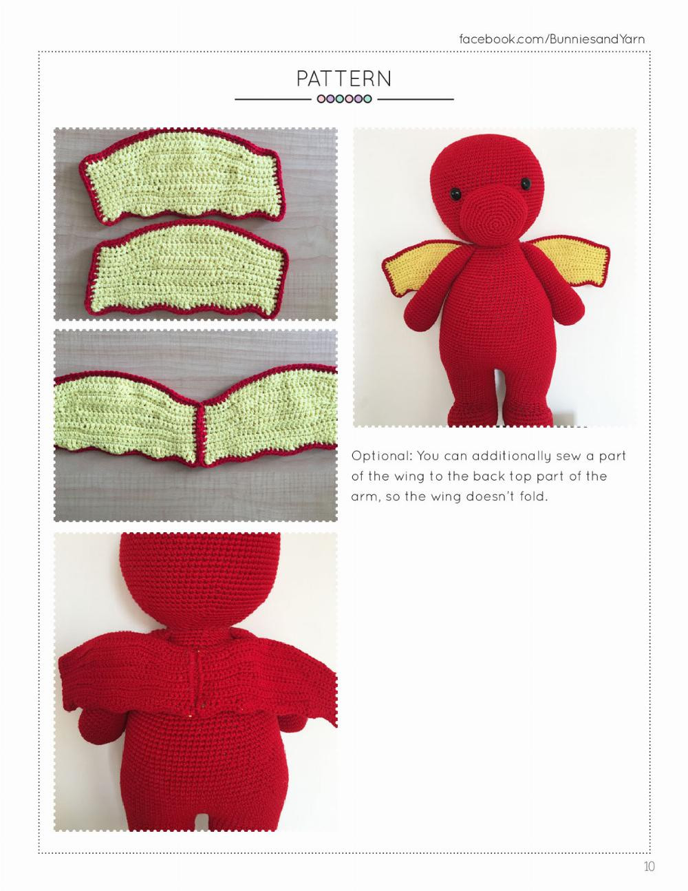 red Dragon Crochet Pattern