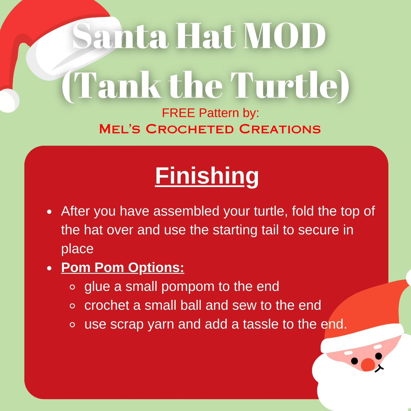 SANTA HAT MOD for Tank the Turtle.