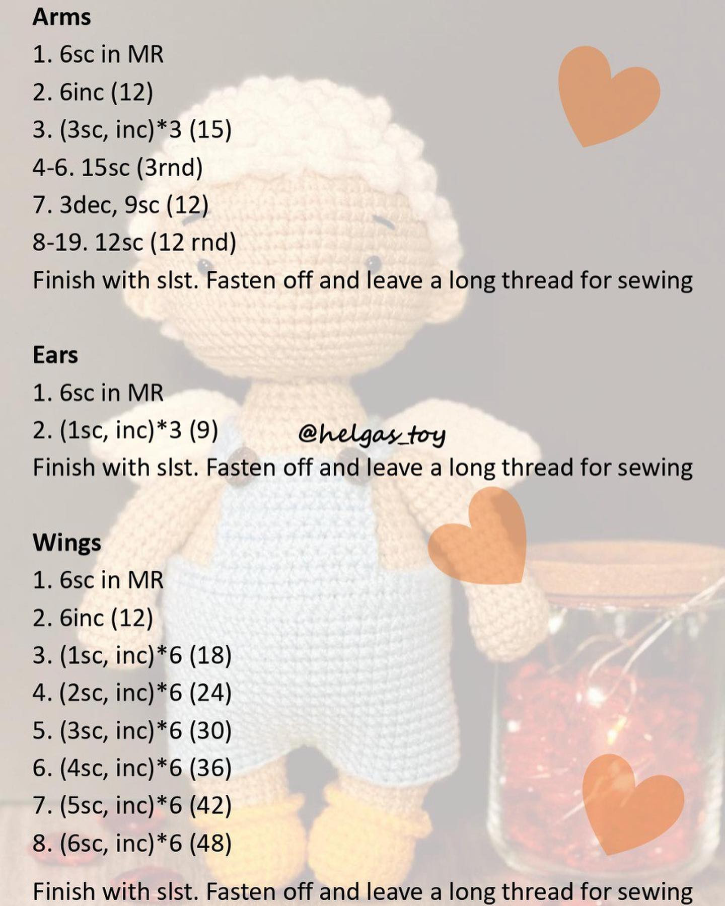 st. valentine free crochet pattern, Cupid crochet pattern