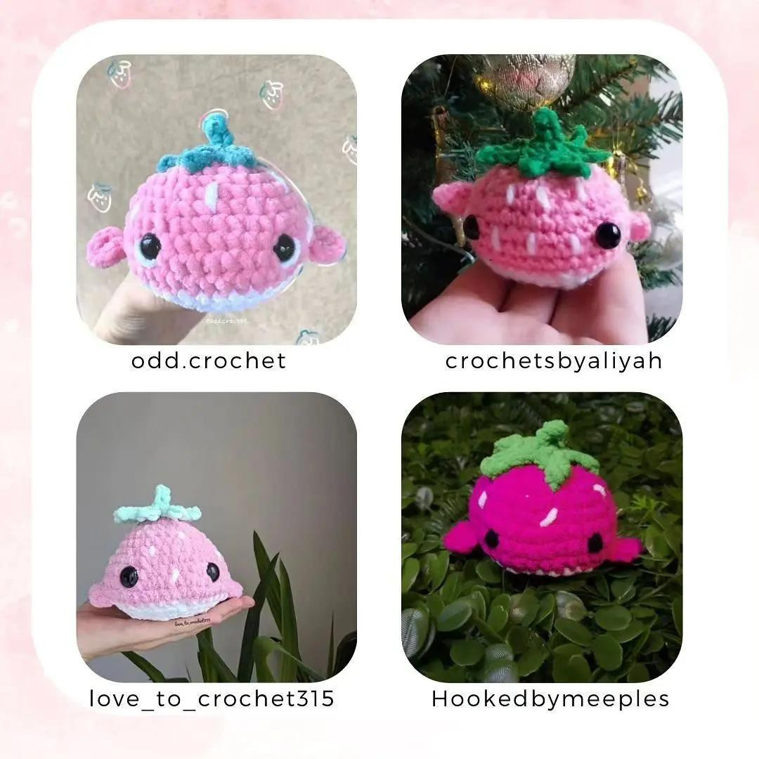 strawberry whale free pattern