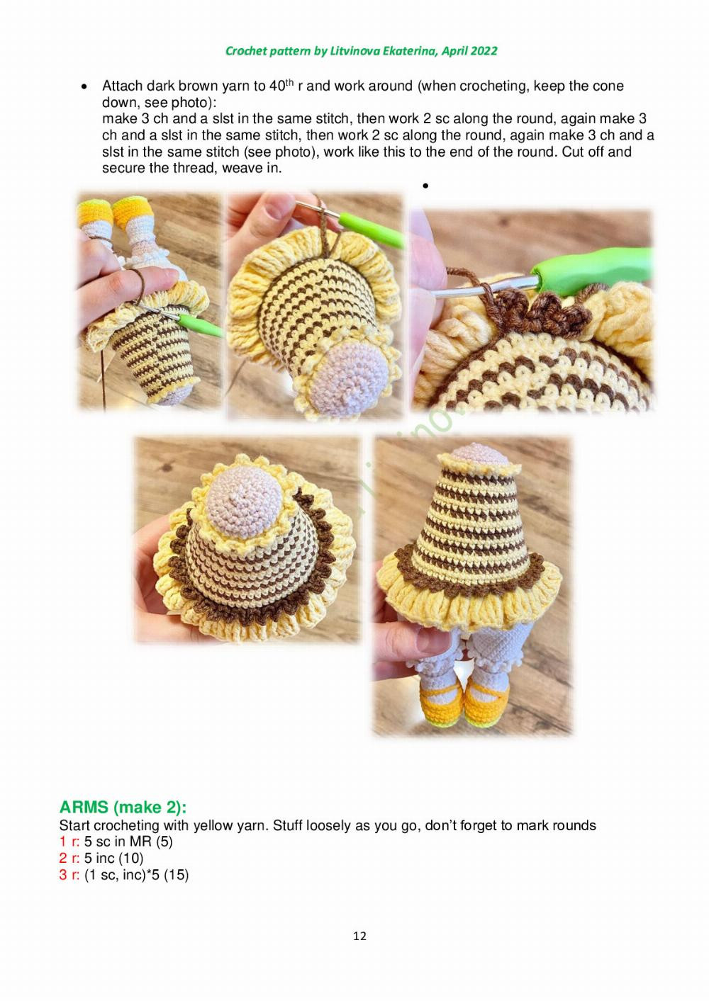 suzy the bee crochet pattern