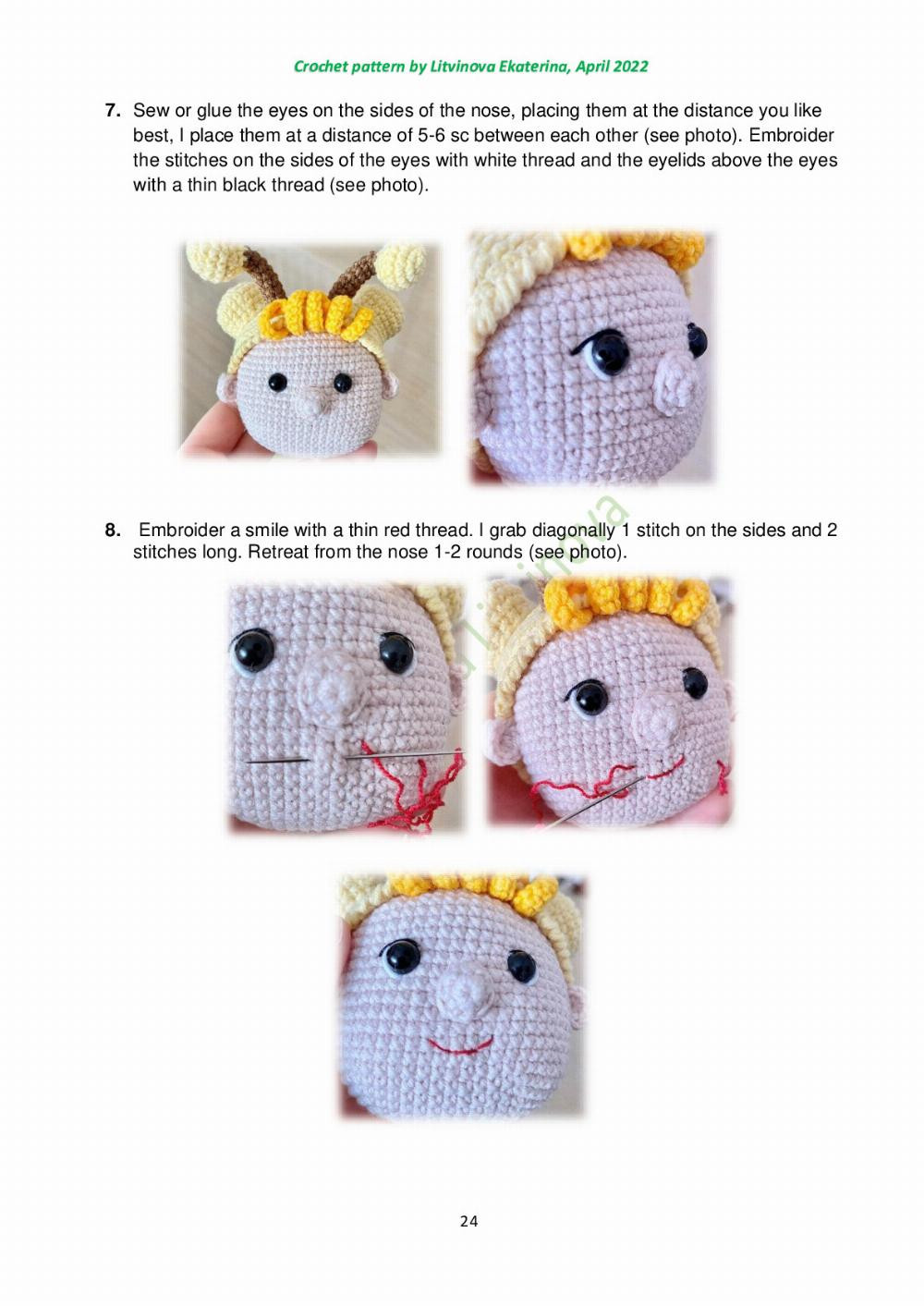 suzy the bee crochet pattern