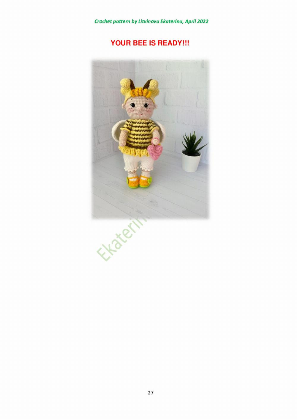 suzy the bee crochet pattern