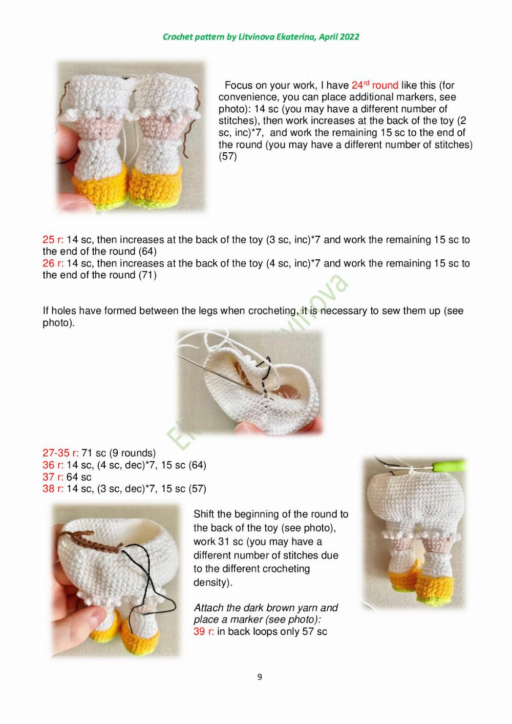 suzy the bee crochet pattern