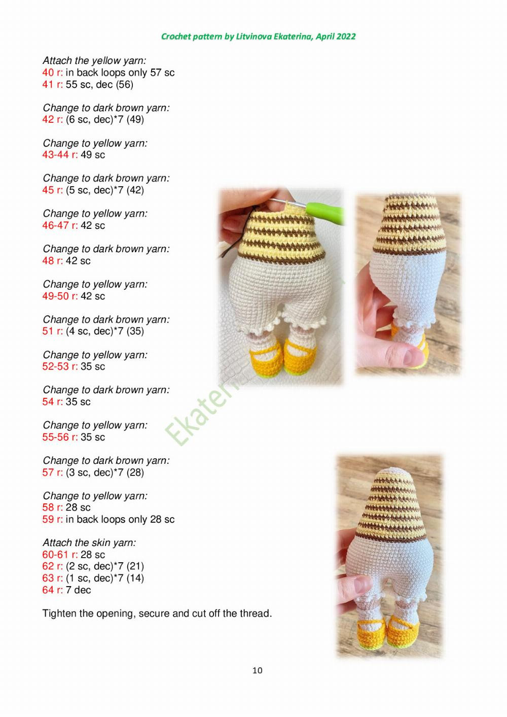 suzy the bee crochet pattern