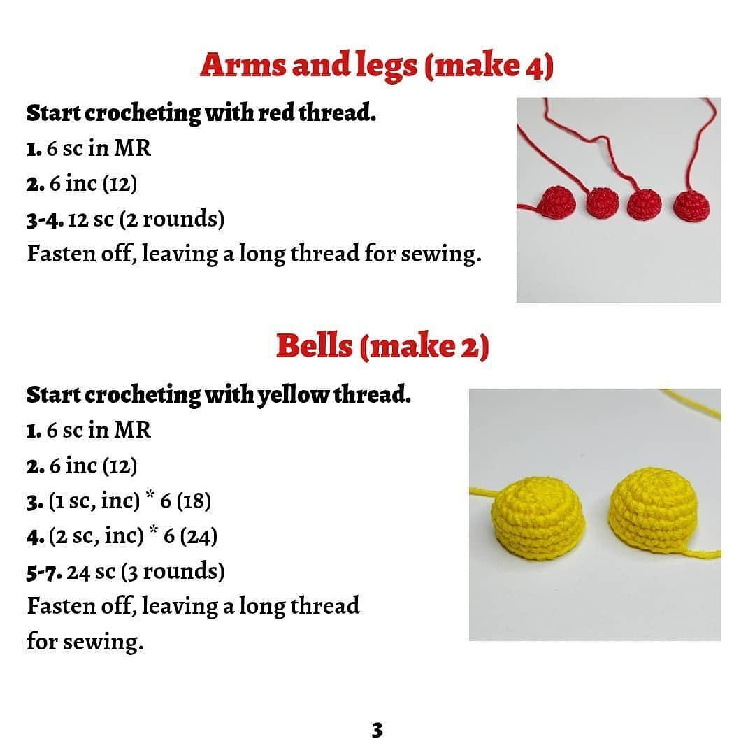 Table clock crochet pattern