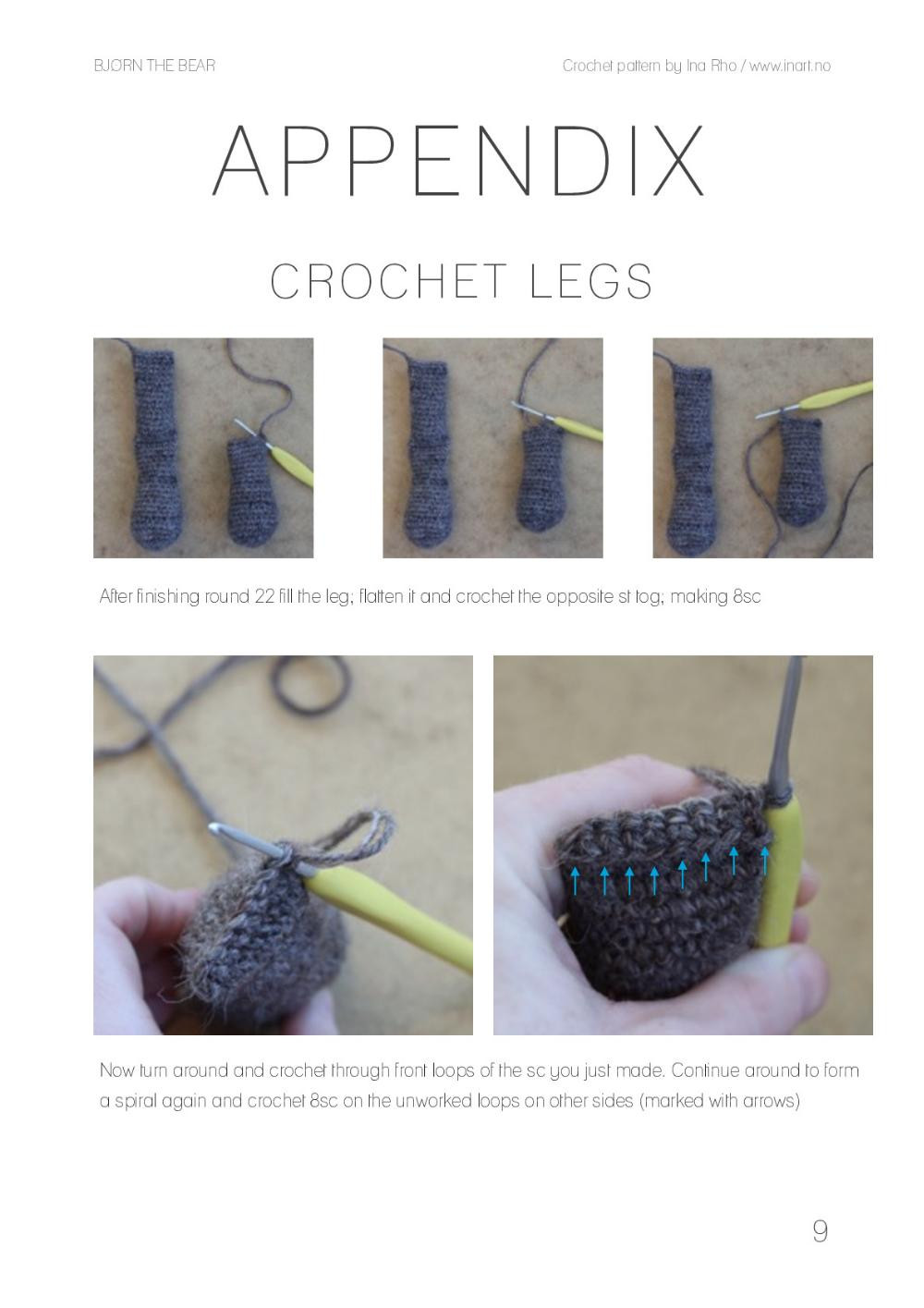 THE BEAR Crochet pattern