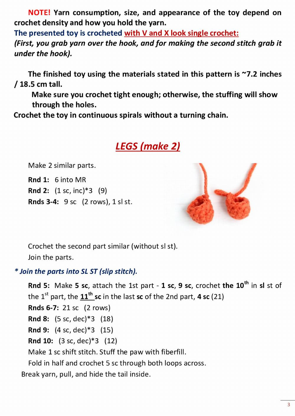 The chicken Crochet pattern