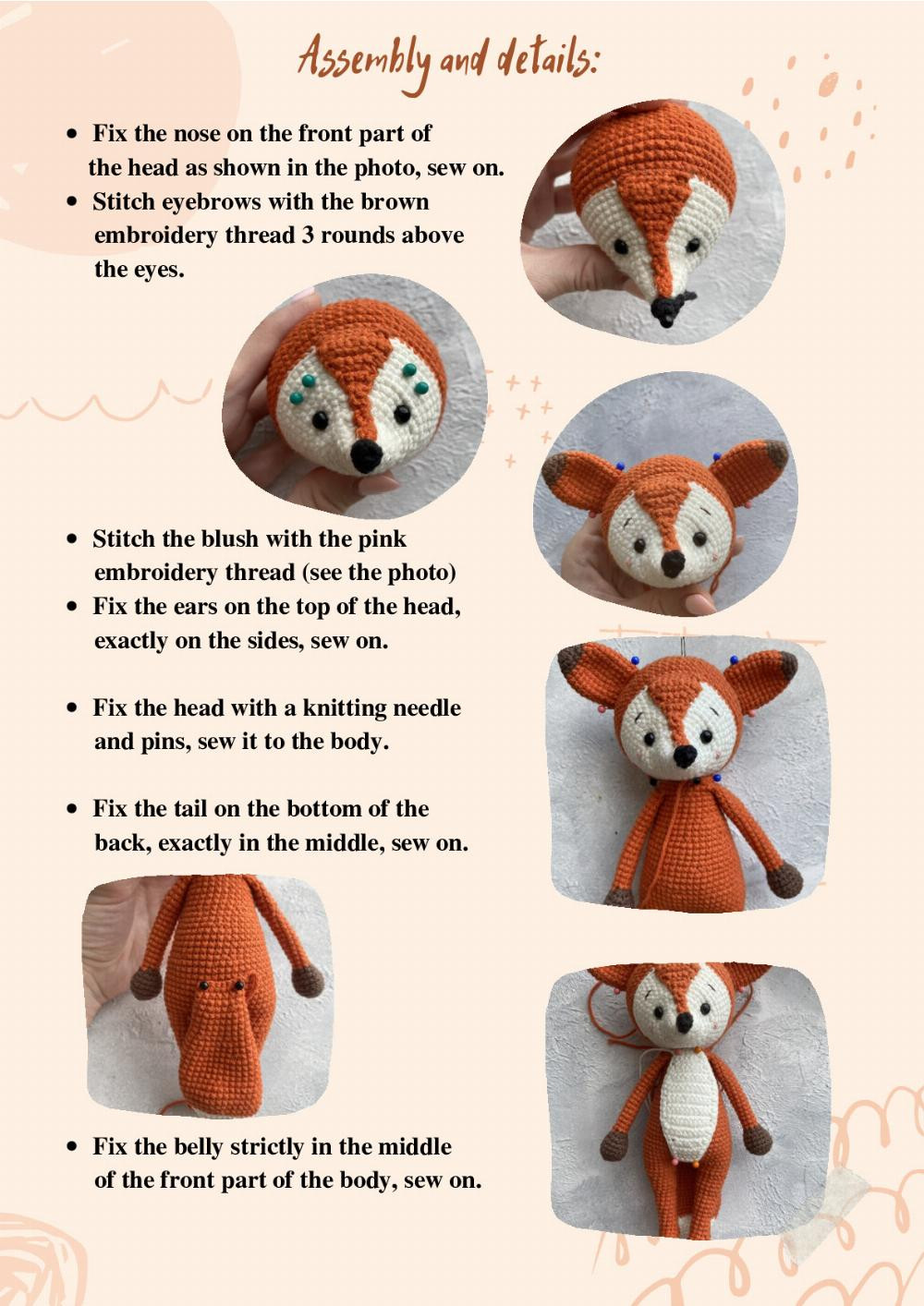 the fox crochet pattern