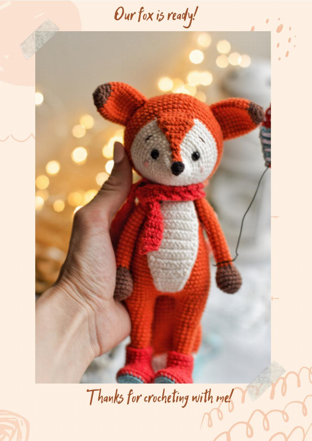 the fox crochet pattern