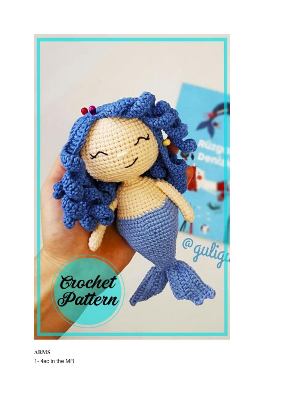 the mermaid amigurumi pattern