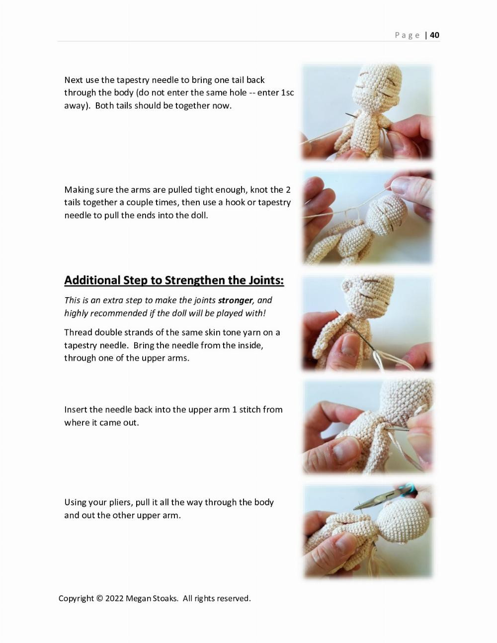 three Sweet Handfuls Mini Baby Doll Crochet Pattern