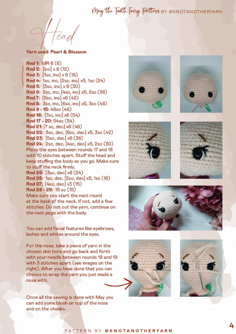 tooth fairy crochet pattern