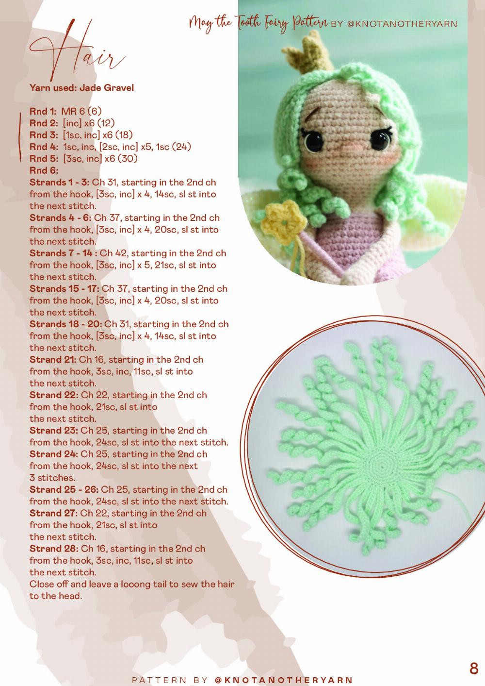 tooth fairy crochet pattern