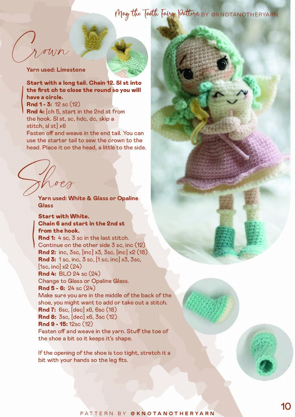 tooth fairy crochet pattern