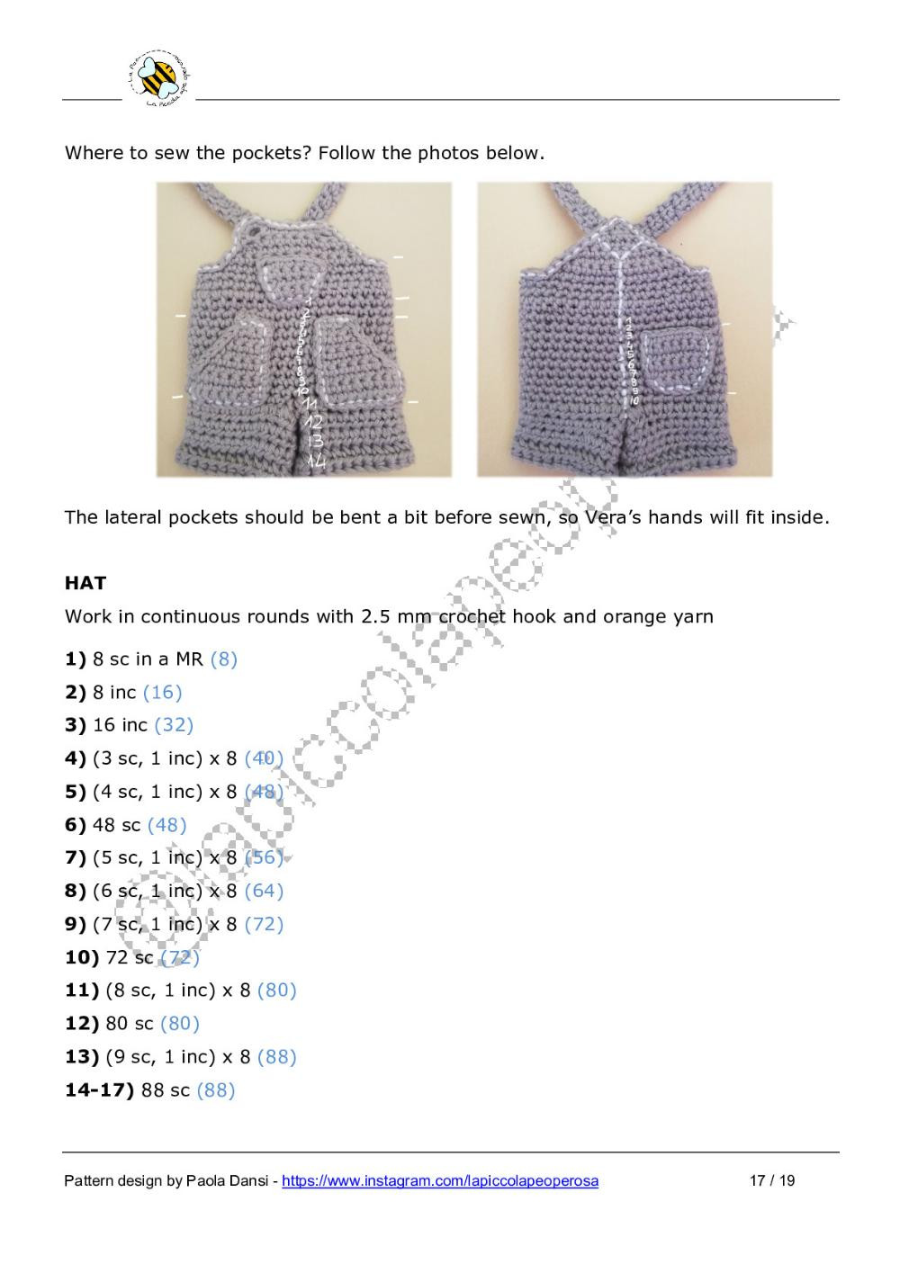 VERA outfit pattern Pattern doll