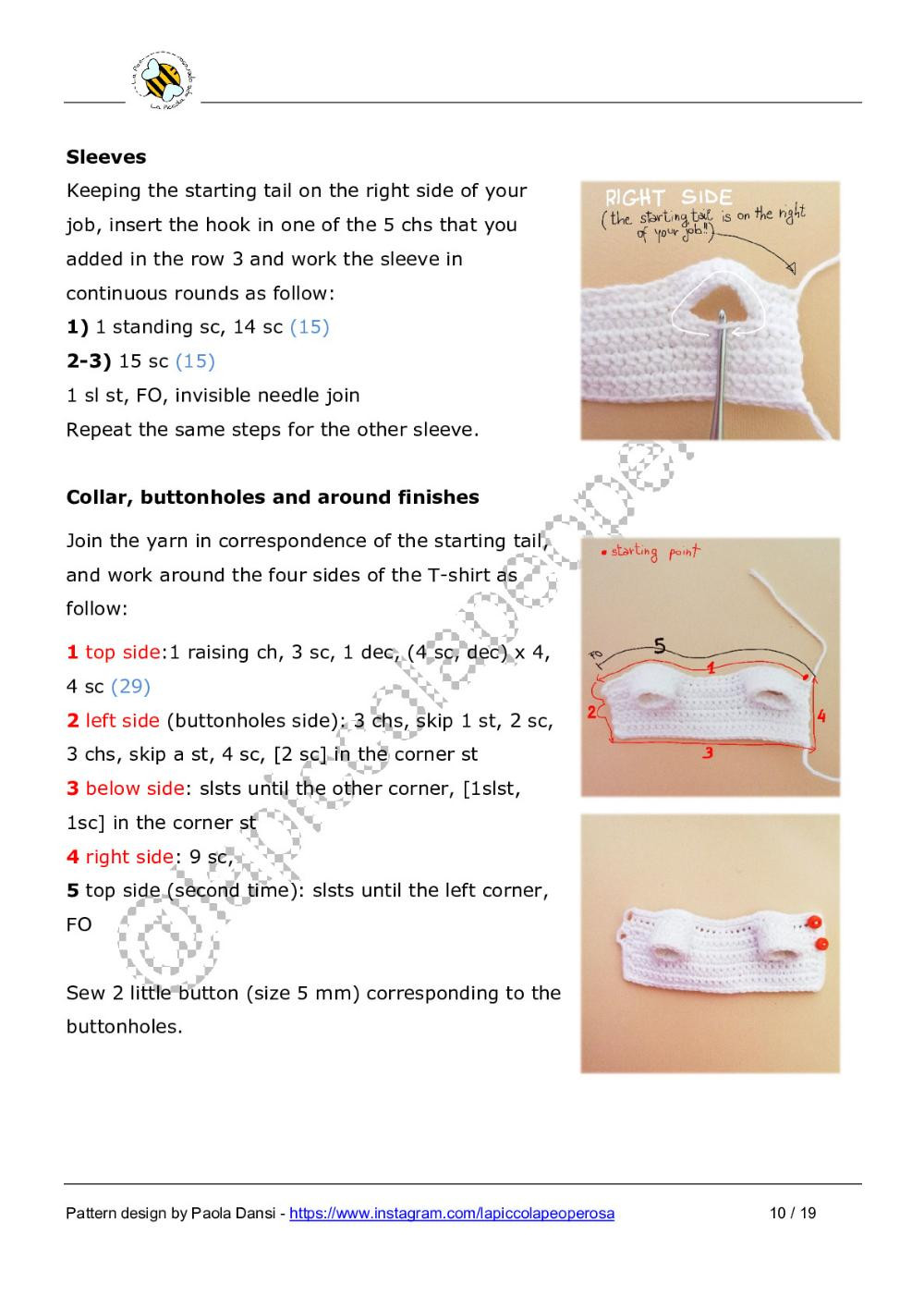 VERA outfit pattern Pattern doll