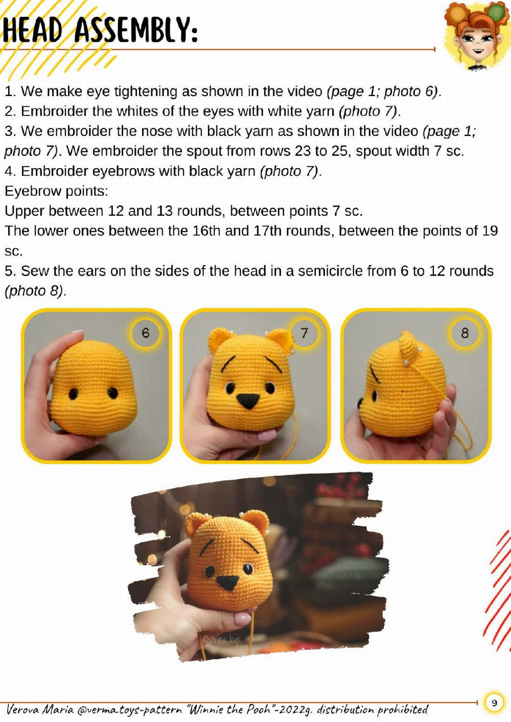 winnie the pooh crochet pattern