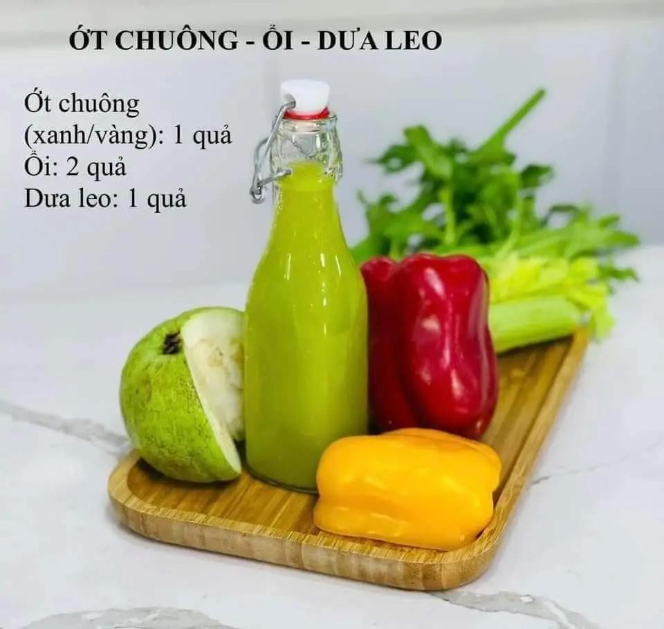 11 công thức nước ép cho cả mùa hè: củ dền đỏ - táo - chanh vàng - dưa leo, cần tây - táo xanh, cần tây - củ hồi - táo,  ......