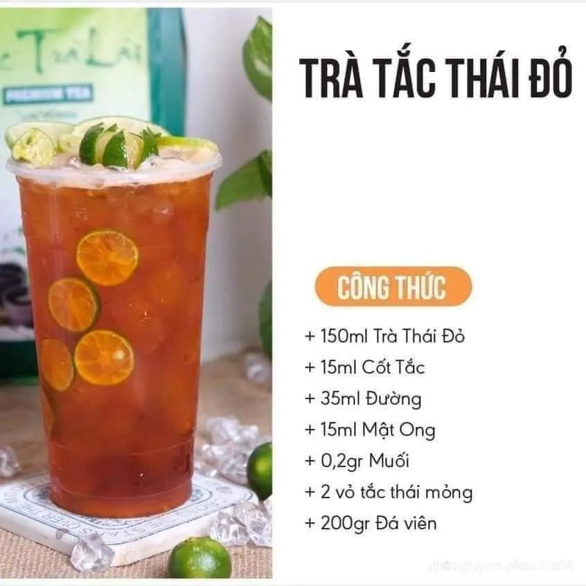 4 công thức trà tắc xí muội