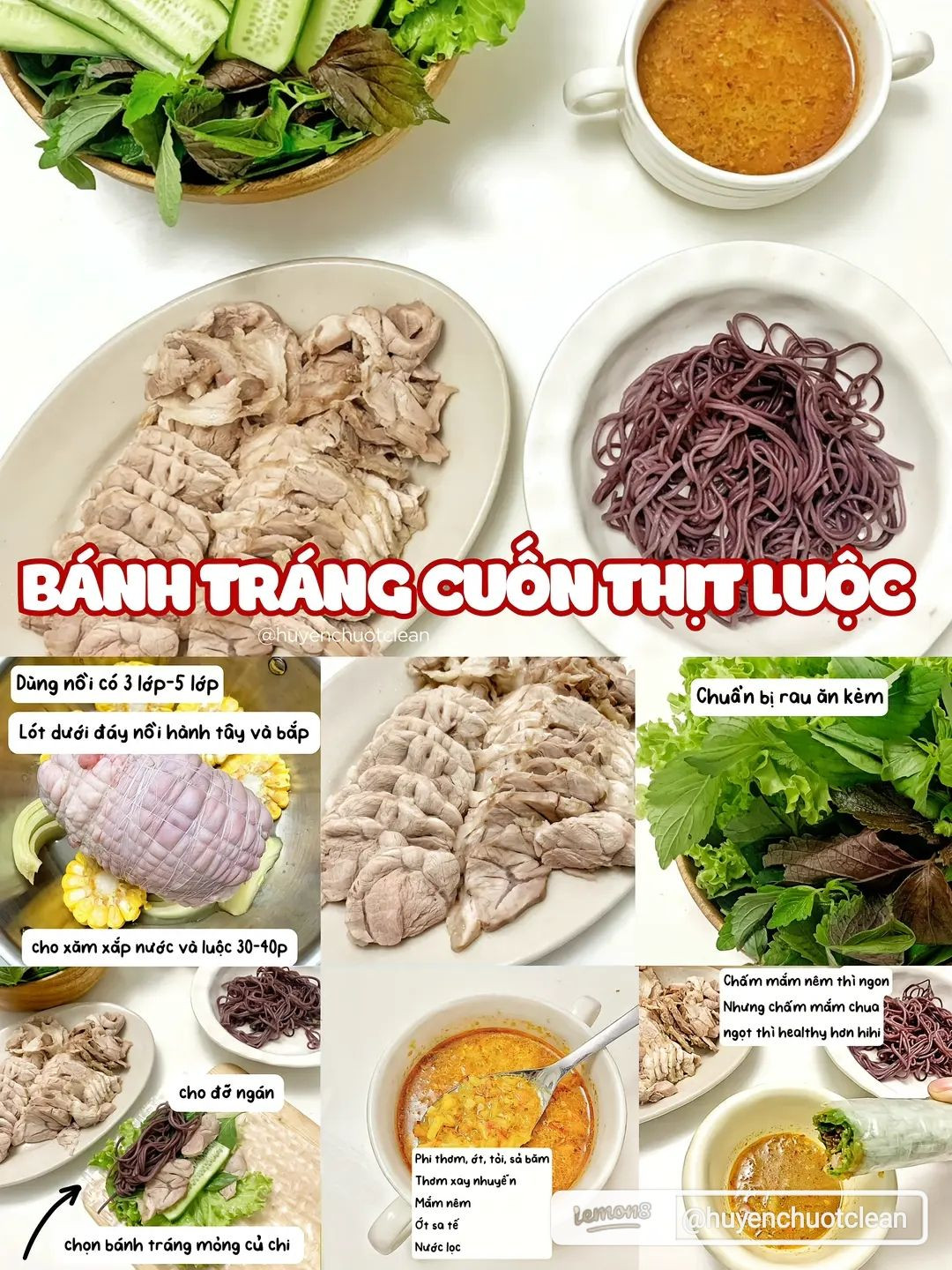 bánh tráng cuộn thịt luộc, bò kho, lẩu nấm, lẩu thái, lẩu măng chua cá hồi, thịt nướng không lò than, bánh canh cua.