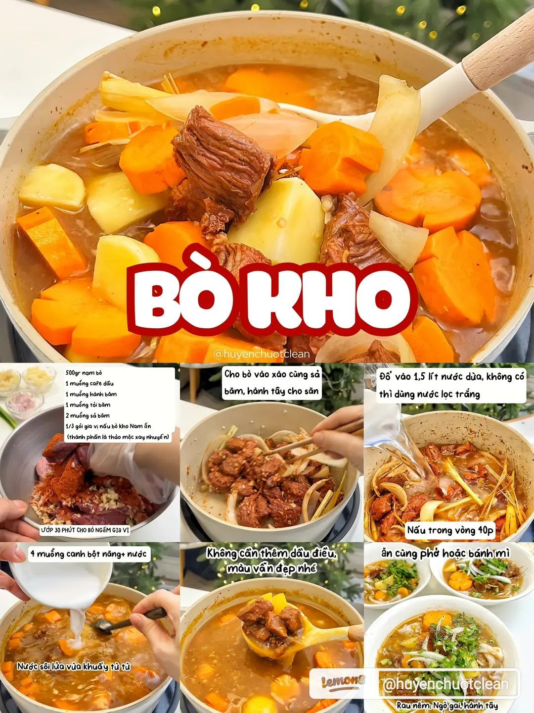 bánh tráng cuộn thịt luộc, bò kho, lẩu nấm, lẩu thái, lẩu măng chua cá hồi, thịt nướng không lò than, bánh canh cua.