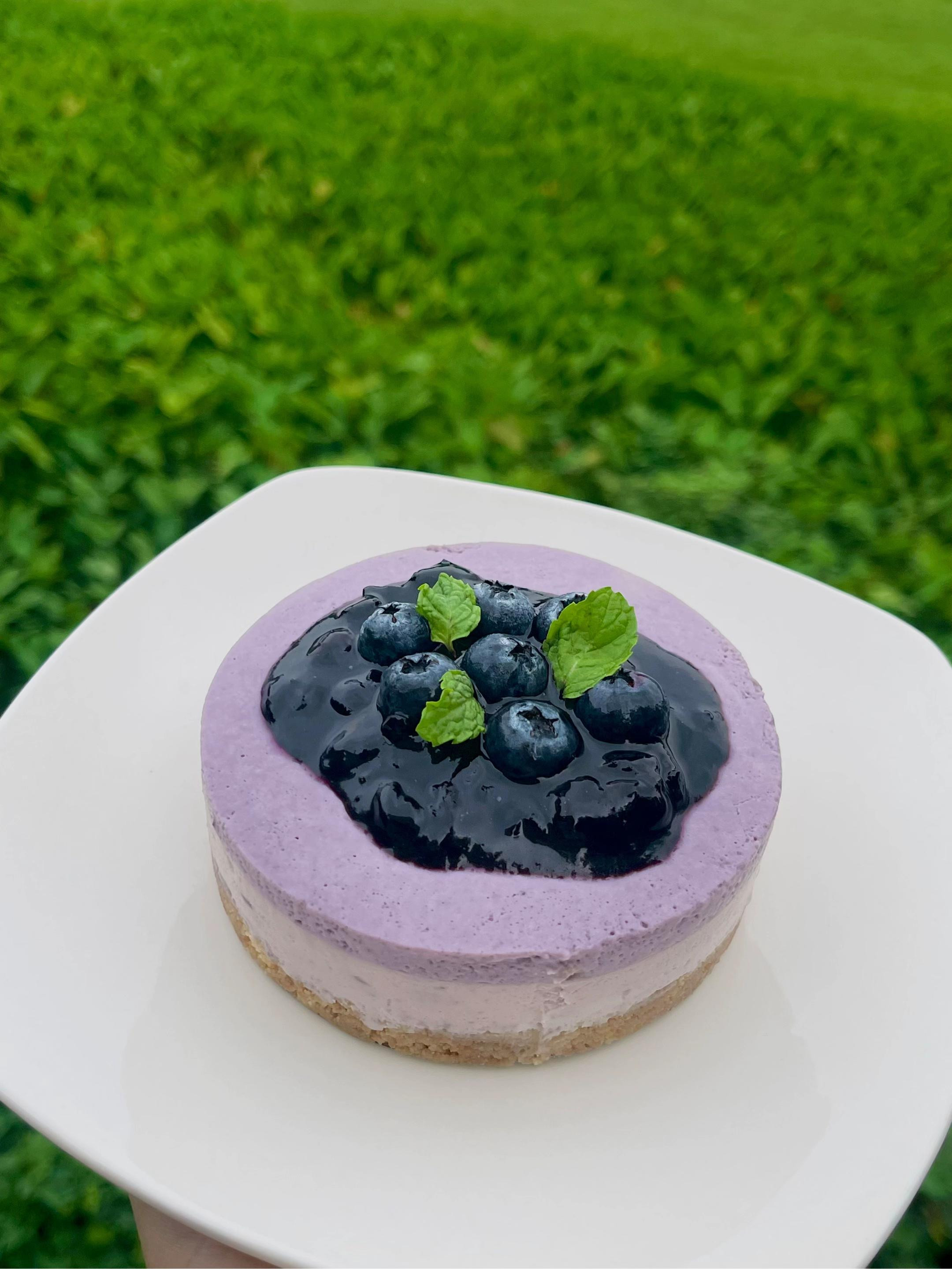 📌 Blueberry Rare Cheesecake