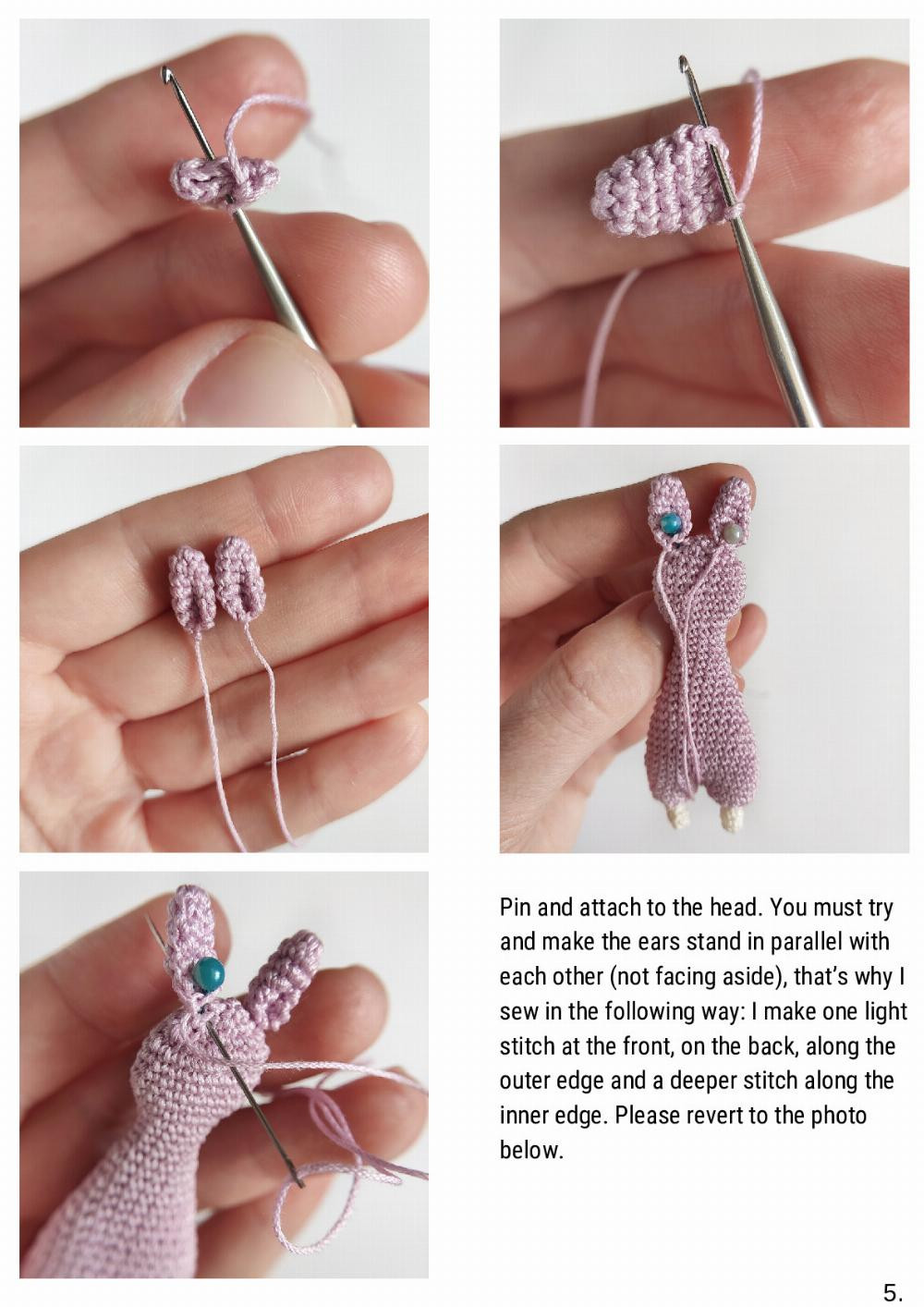 Busy Llama” brooch crochet pattern