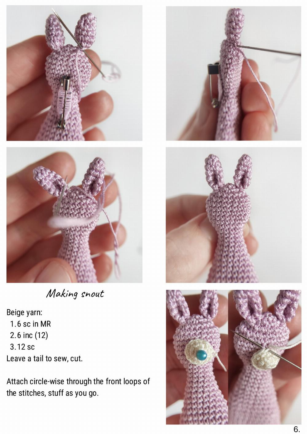 Busy Llama” brooch crochet pattern