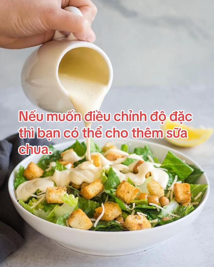 CÁCH LÀM SỐT SALAD SỮA CHUA SIÊU HEALTHY ĐƠN GIẢN TẠI NHÀ