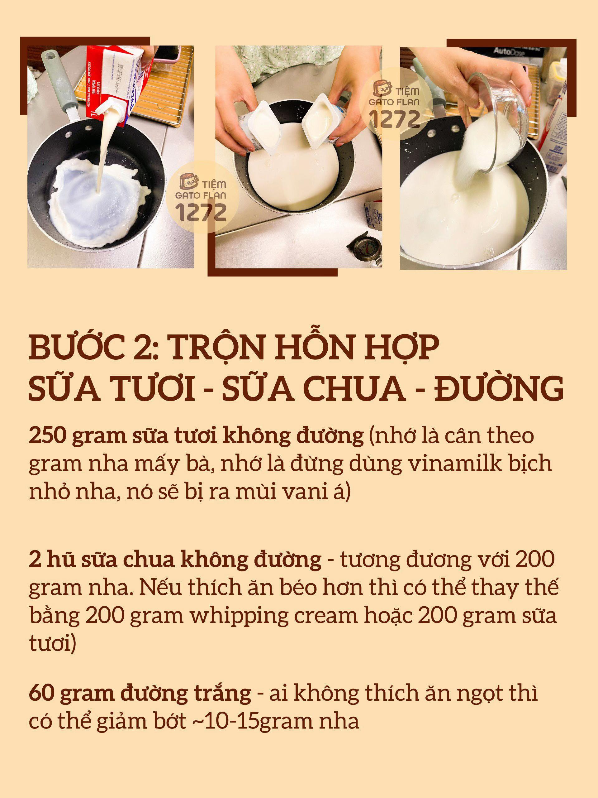 chia sẻ công thức panna cotta