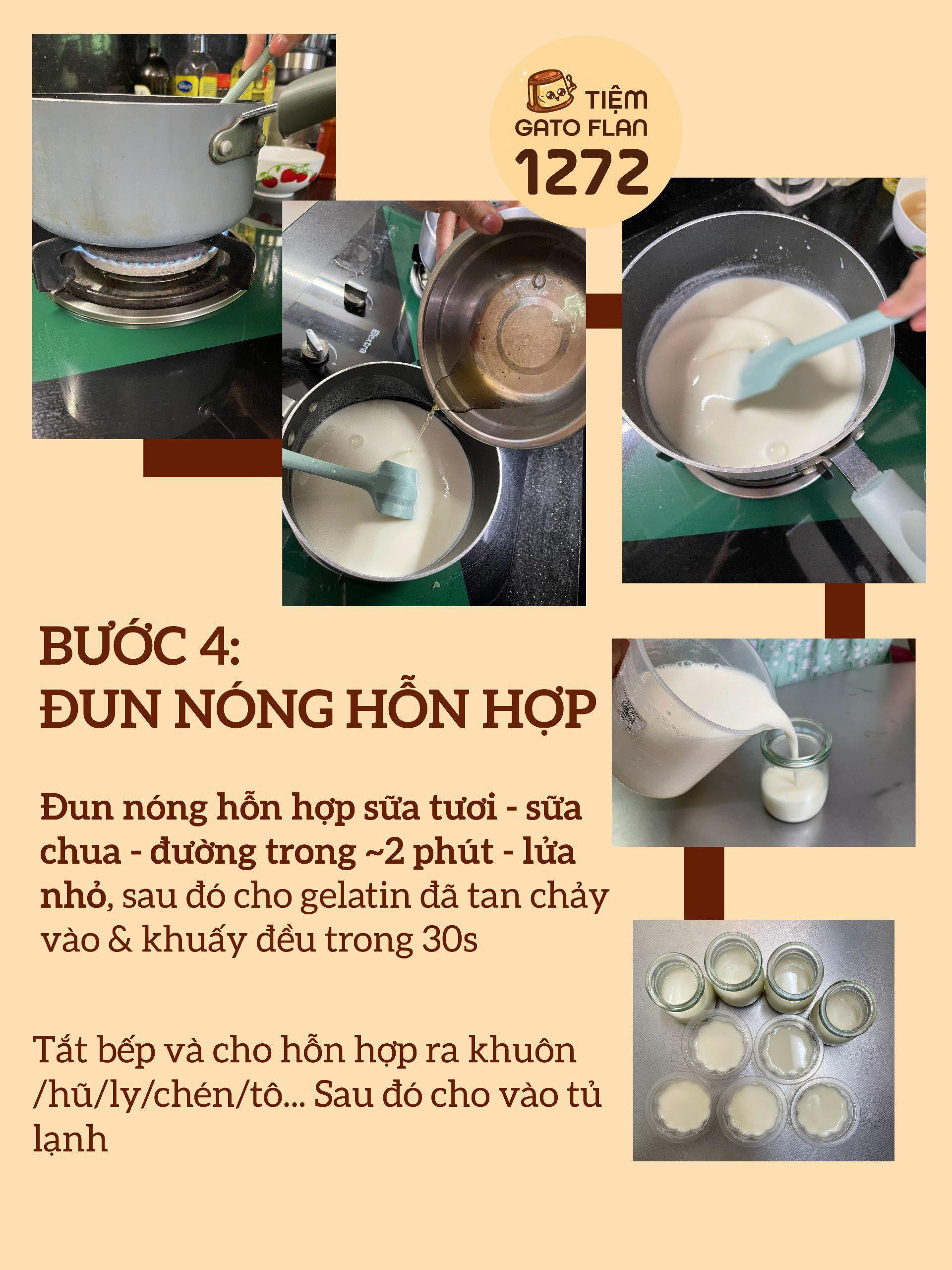 chia sẻ công thức panna cotta