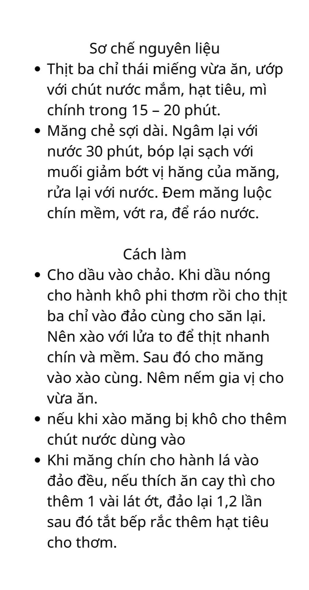 công thức 5 món xào thơm ngon cho bữa cơm hằng ngày: mực xào cay, măng xào thịt, bò xào cần tỏi, ếch xào sả ớt, gà xào sả ớt,