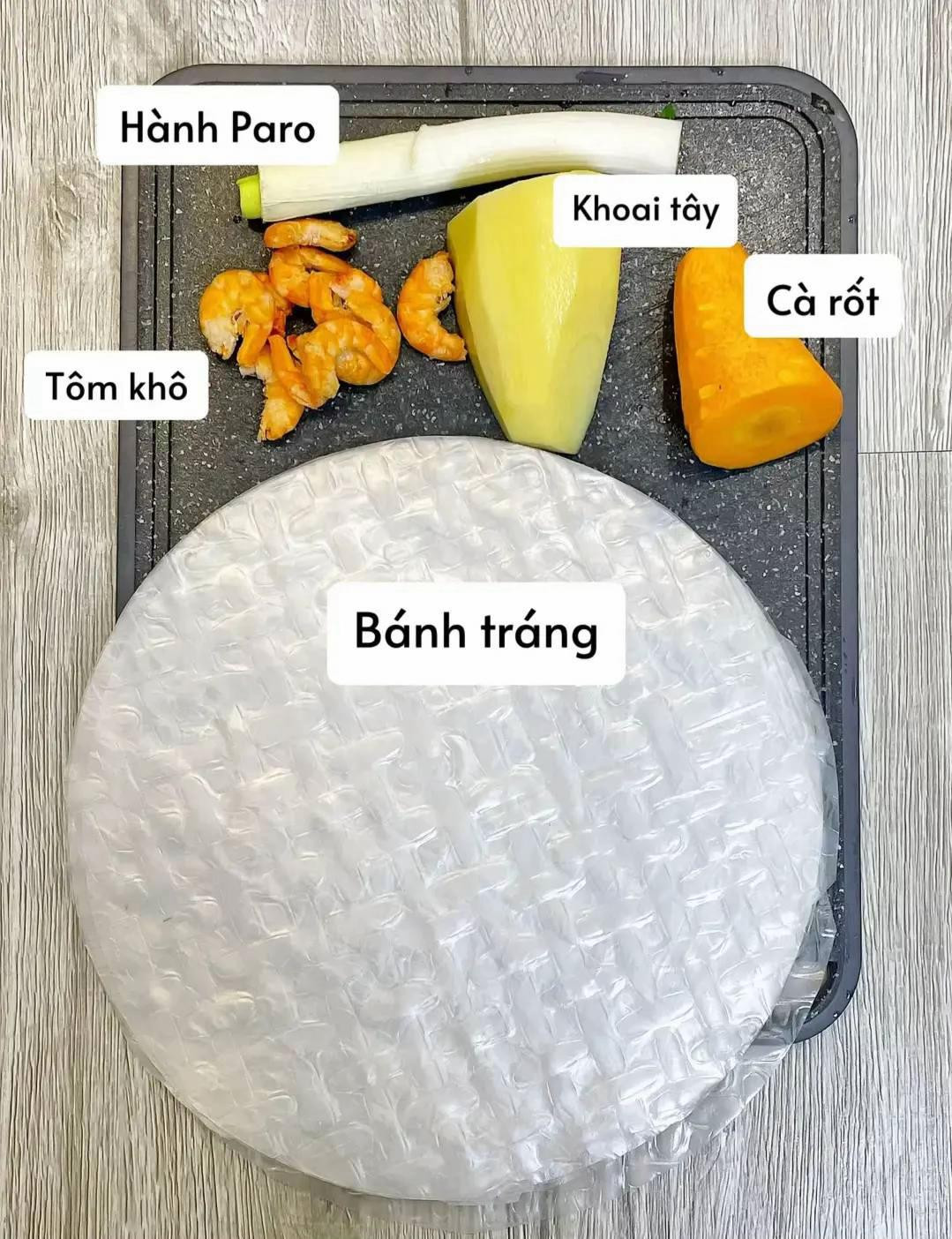 Công thức làm Bánh tráng