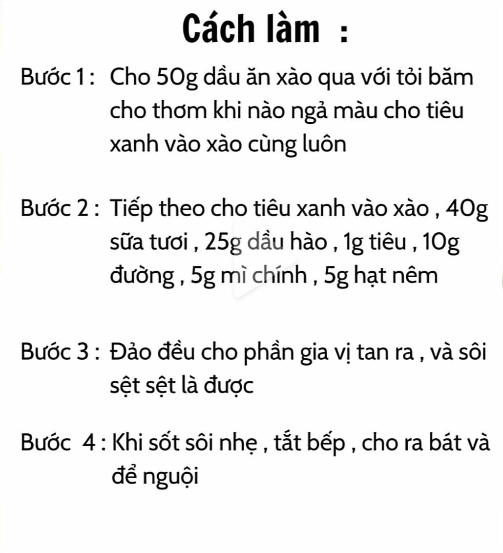 công thức làm bò bít tết