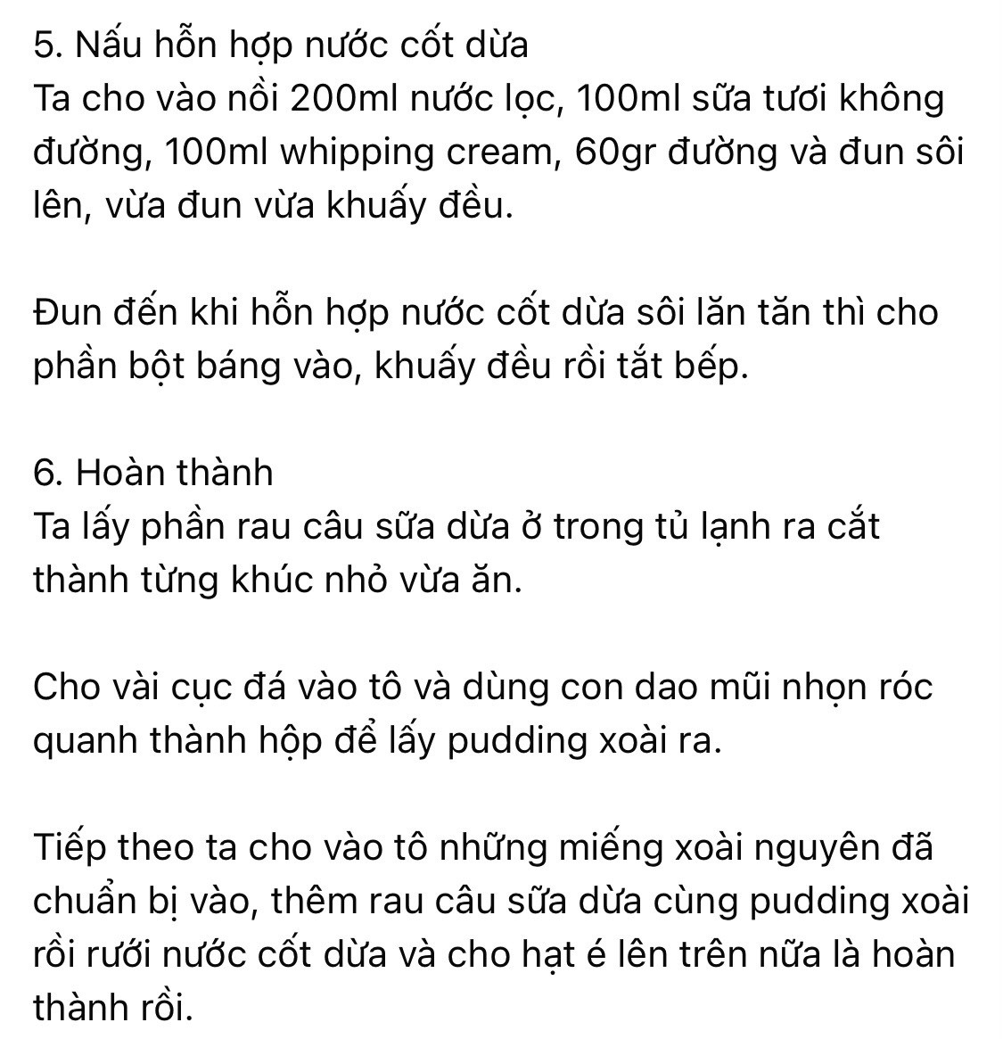 Công thức làm chè xoài pudding giải nhiệt mùa hè