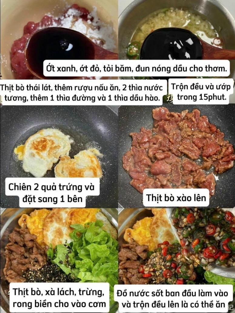 Công thức làm cơm trộn cho người lười.