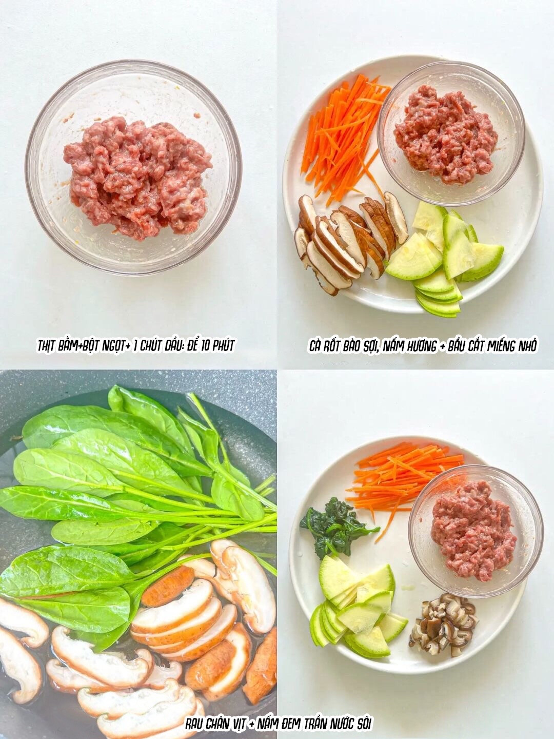 Công thức làm món bibimbap phiên bản trẻ em.