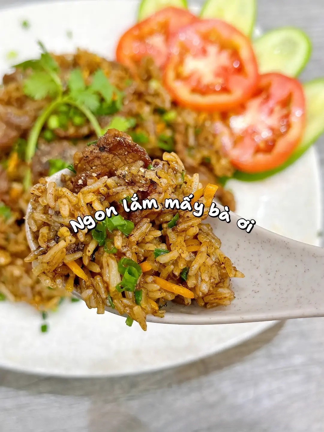 Công thức làm món cơm chiên bò