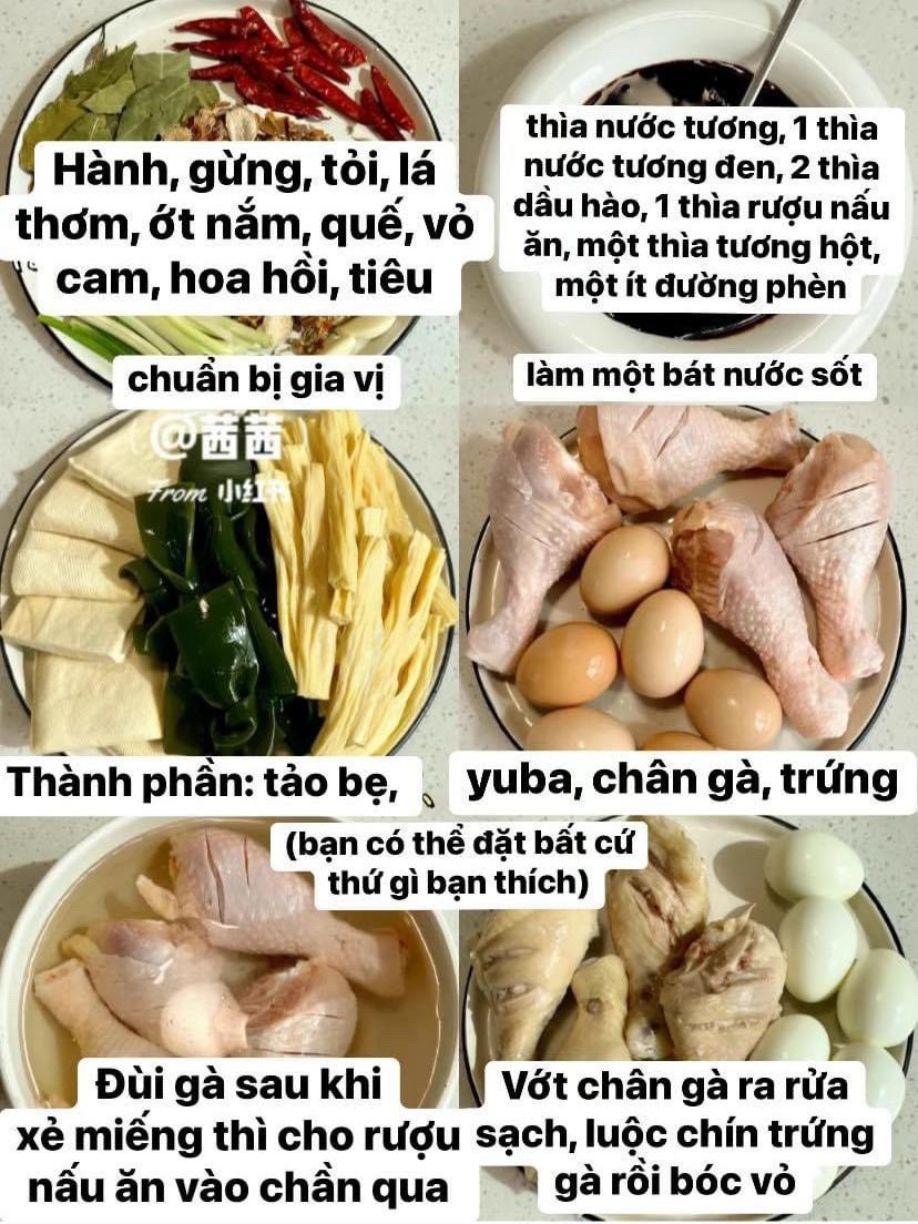 công thức làm món Đùi gà hầm siêu ngon.