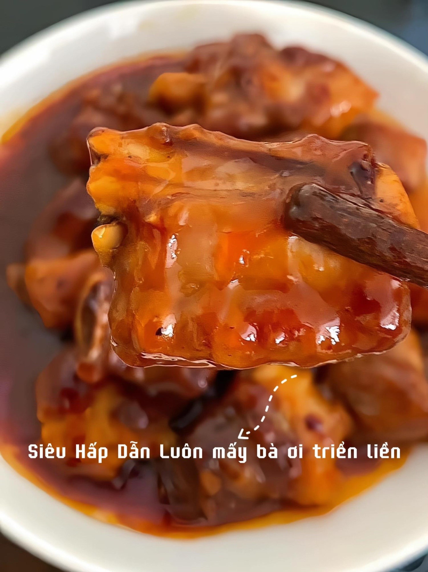 Công thức làm món sườn chua ngọt.