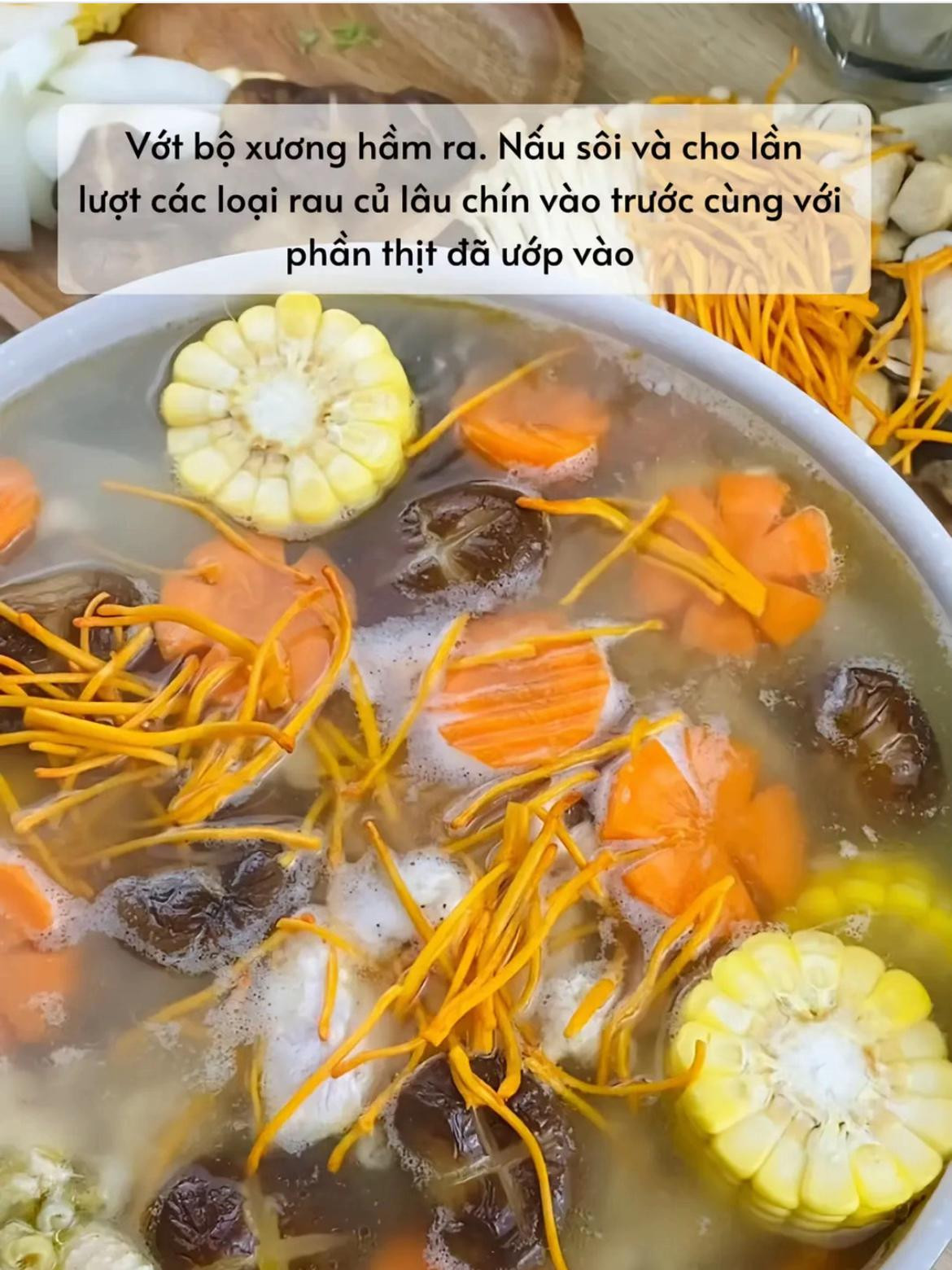 công thức lẩu gà nấm