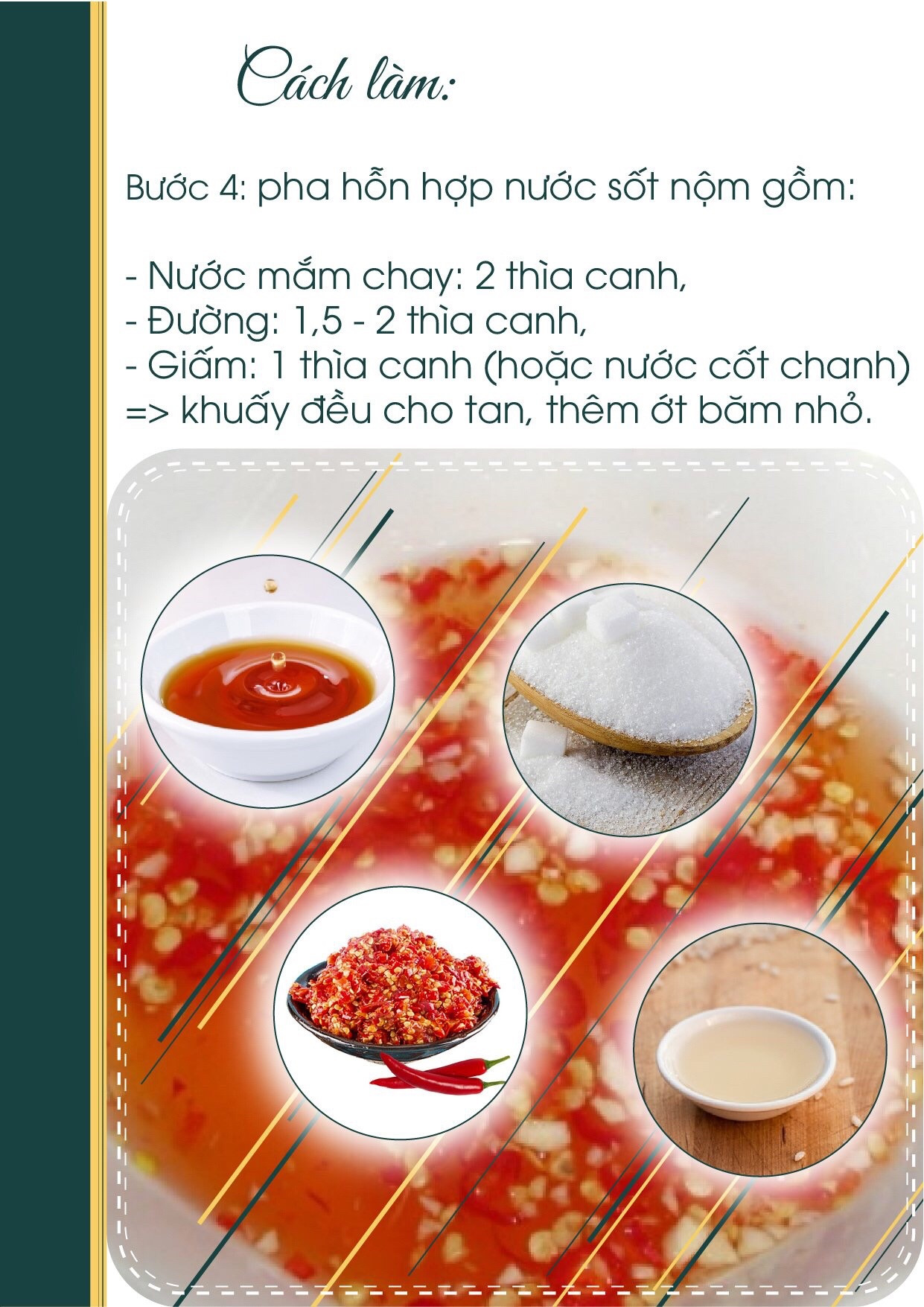 Công thức nấu ăn chay món: nộm rau muống.